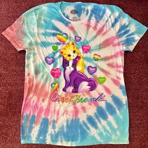 Lisa Frank vintage tye dye t shirt size L READ